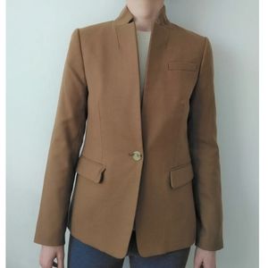 J. Crew Brown Wool Blazer Jacket. Size 6.